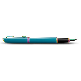 Meridian Teal/Rainbow Fyldepen i gruppen Penne / Fine Writing / Eksklusive penne hos Pen Store (138327_r)