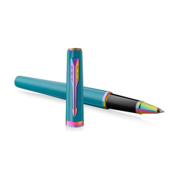 Meridian Teal/Rainbow Rollerball i gruppen Penne / Fine Writing / Rollerballpenne hos Pen Store (138329)