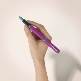 Meridian Grape/Rainbow Fyldepen i gruppen Penne / Fine Writing / Eksklusive penne hos Pen Store (138331_r)