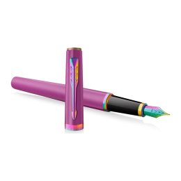 Meridian Grape/Rainbow Fyldepen i gruppen Penne / Fine Writing / Eksklusive penne hos Pen Store (138331_r)