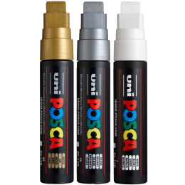 PC-17K Metallic 3-sæt i gruppen Penne / Kunstnerpenne / Illustrationmarkers hos Pen Store (poscaPC17K_set)