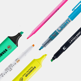 Sample kit Neon highlightere i gruppen Penne / Mærkning og kontor / Highlighters hos Pen Store (sample04_set)