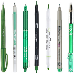 Sample kit Grøn i gruppen Selected / Sample kits hos Pen Store (sample09_set)